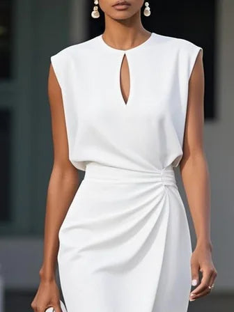 Alessia™ | Midiklänning med Chic Design