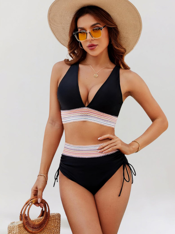 Ciene™ | Bikini-set med magkontroll och hög midja