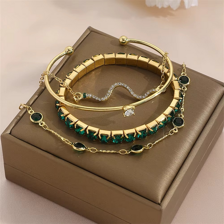 Miray™ | Aurora Smeraldo Armbandset