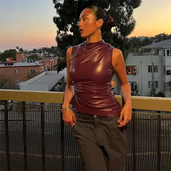 Adeline™ | Trendig ChicZip Plisserad Topp