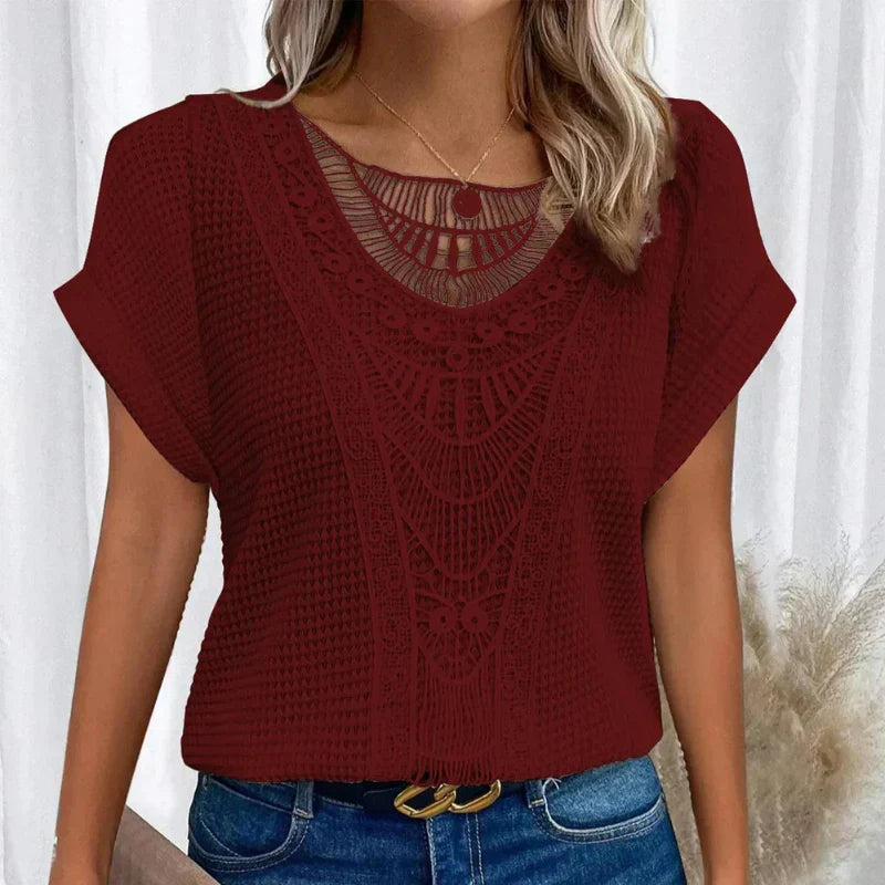Karin™ | Luftig och elegant blus för sommaren