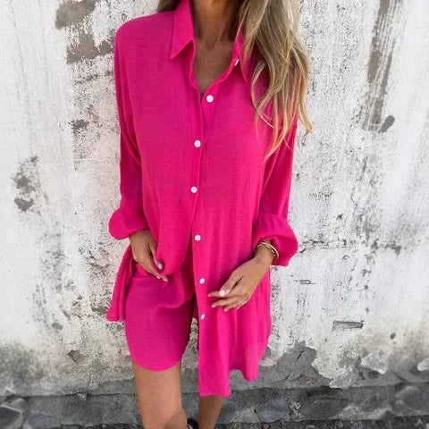 Nora™ | Vardagsset med Blus och Shorts