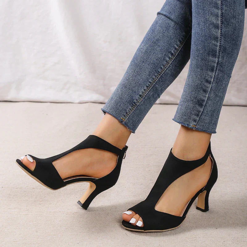 Fiona™ | Ortopediska Sandaler med Klack