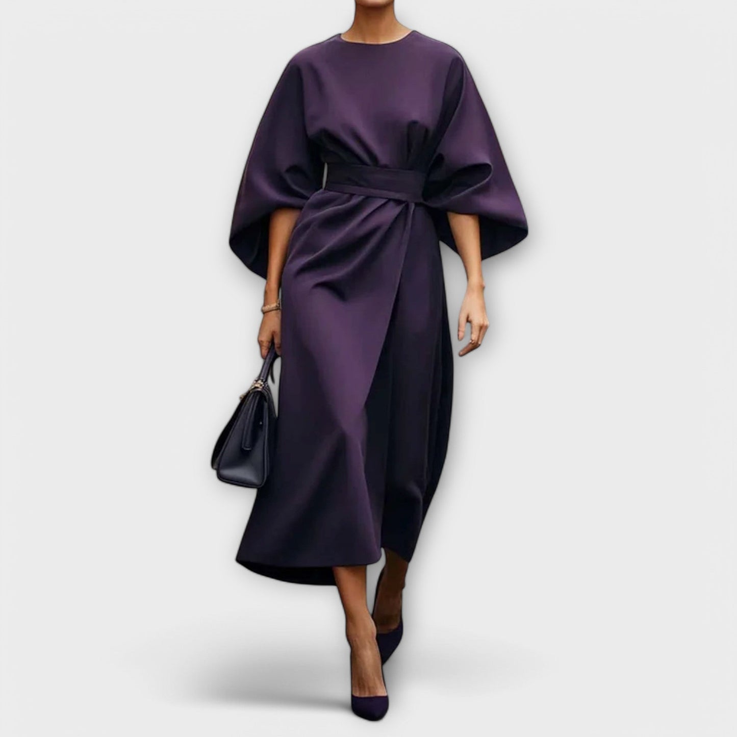 Marijke™ | Elegant Klänning med Ärmar