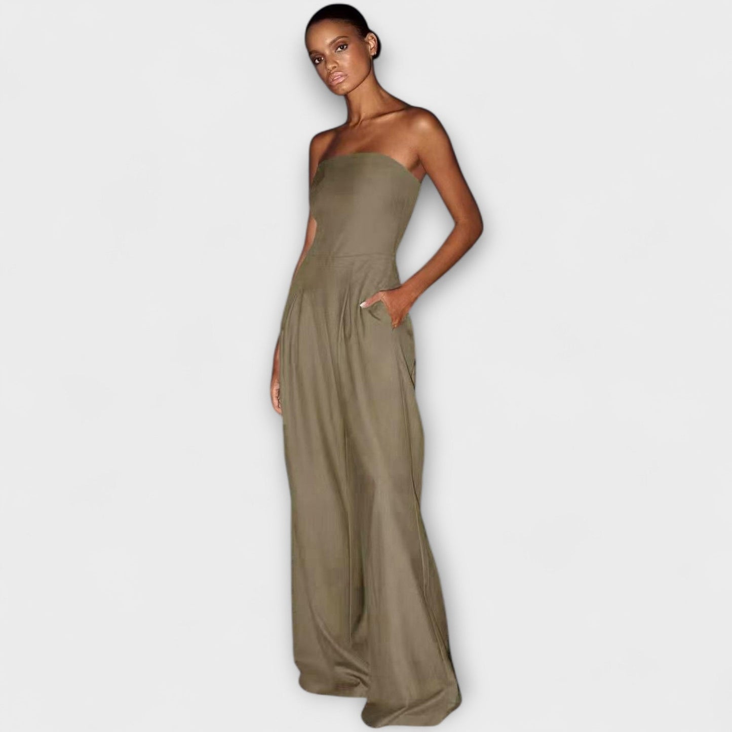 Amélie™ | Elegant Bandeau Sommarklänning