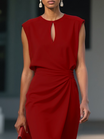 Alessia™ | Midiklänning med Chic Design